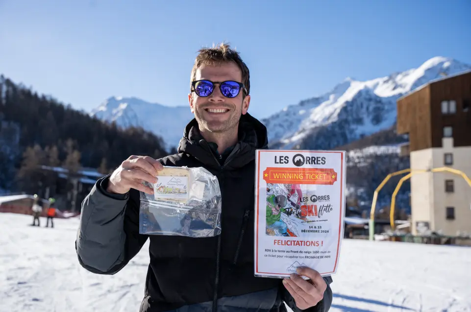 Tartiskiflette : chasse au fromage_Les Orres