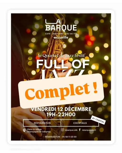 Concert Full of jazz à la Barque_Champagne-en-Valromey