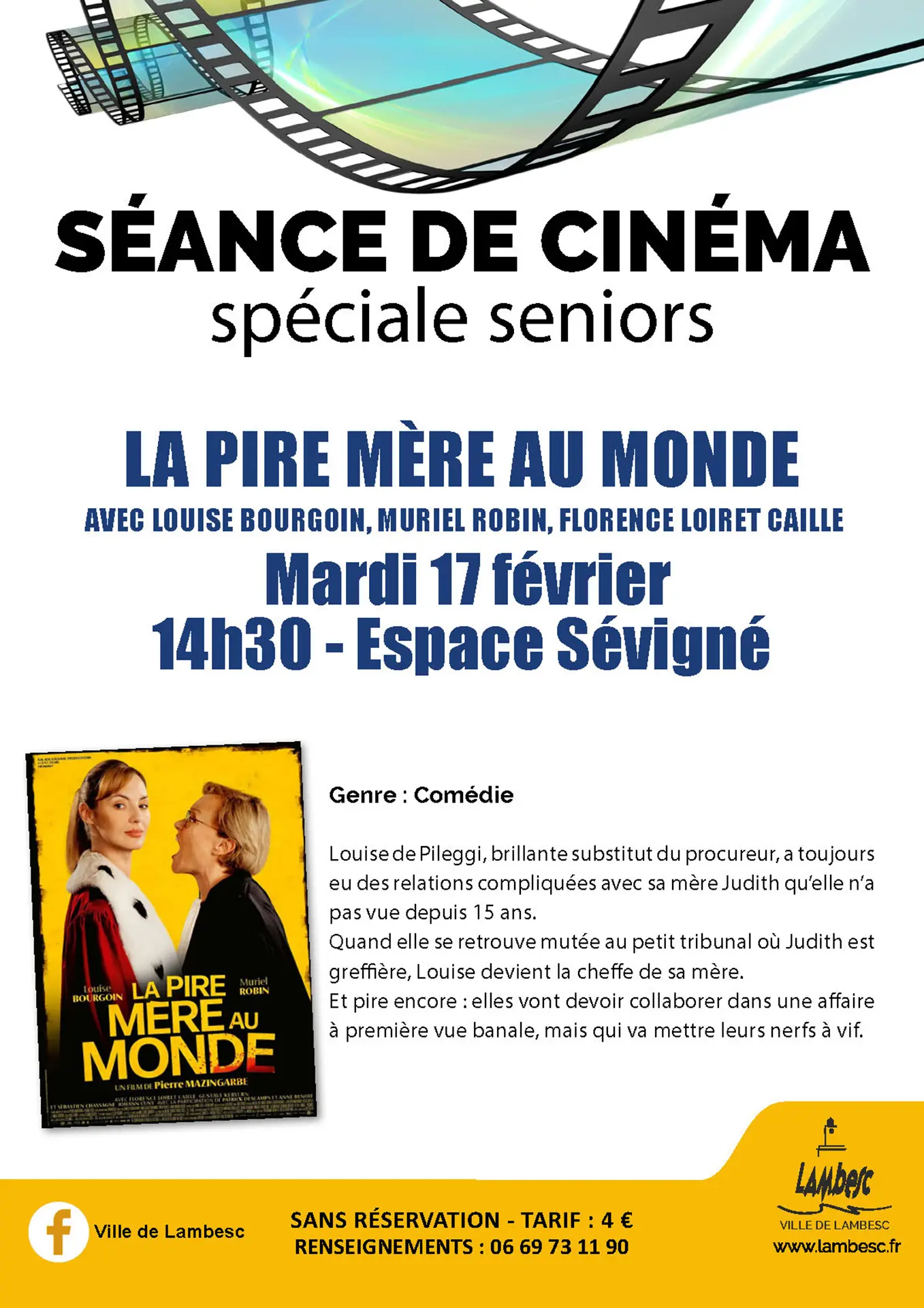 Ciné Seniors - La pire mère au monde_Lambesc