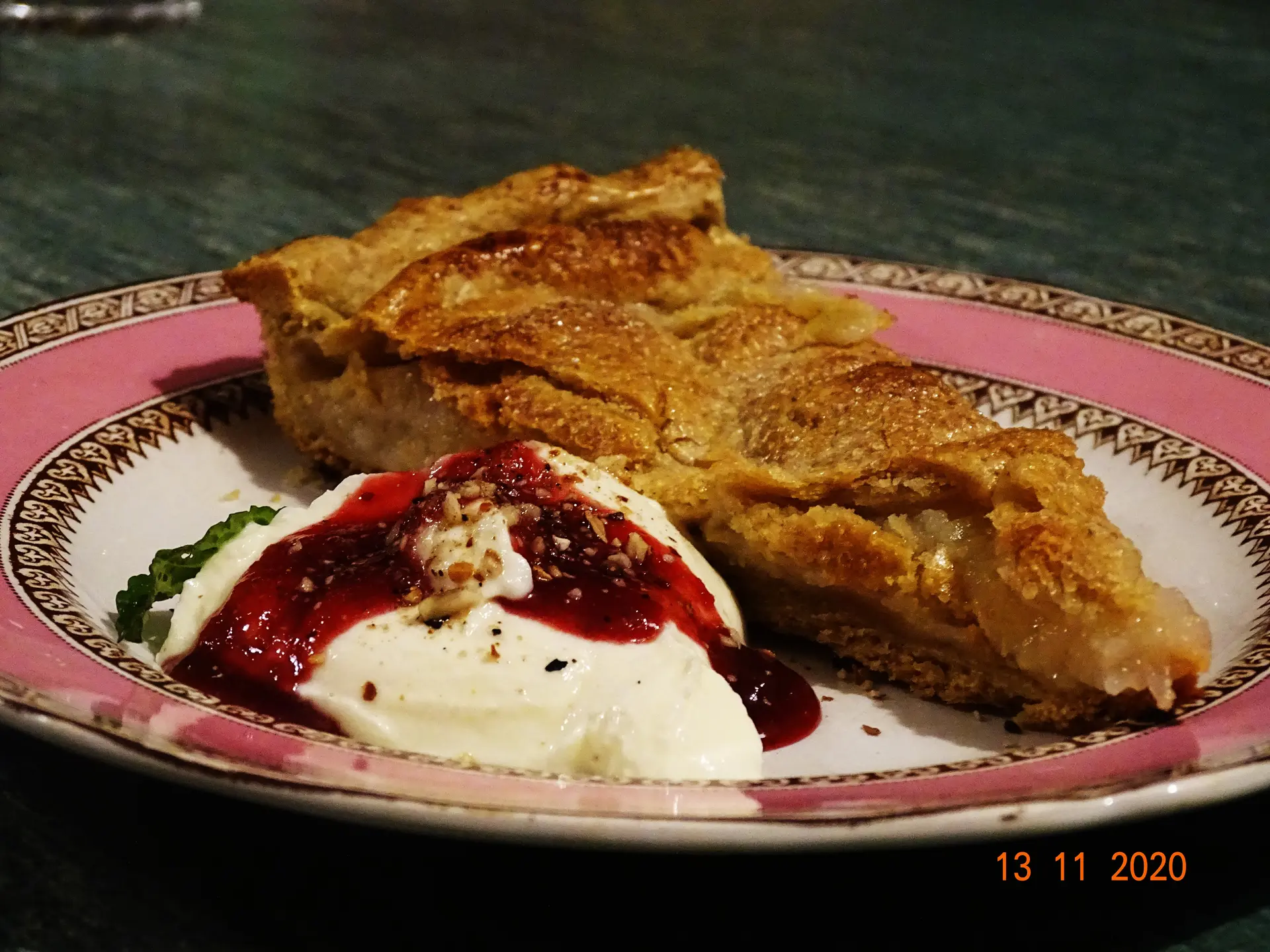 Assiette de dessert