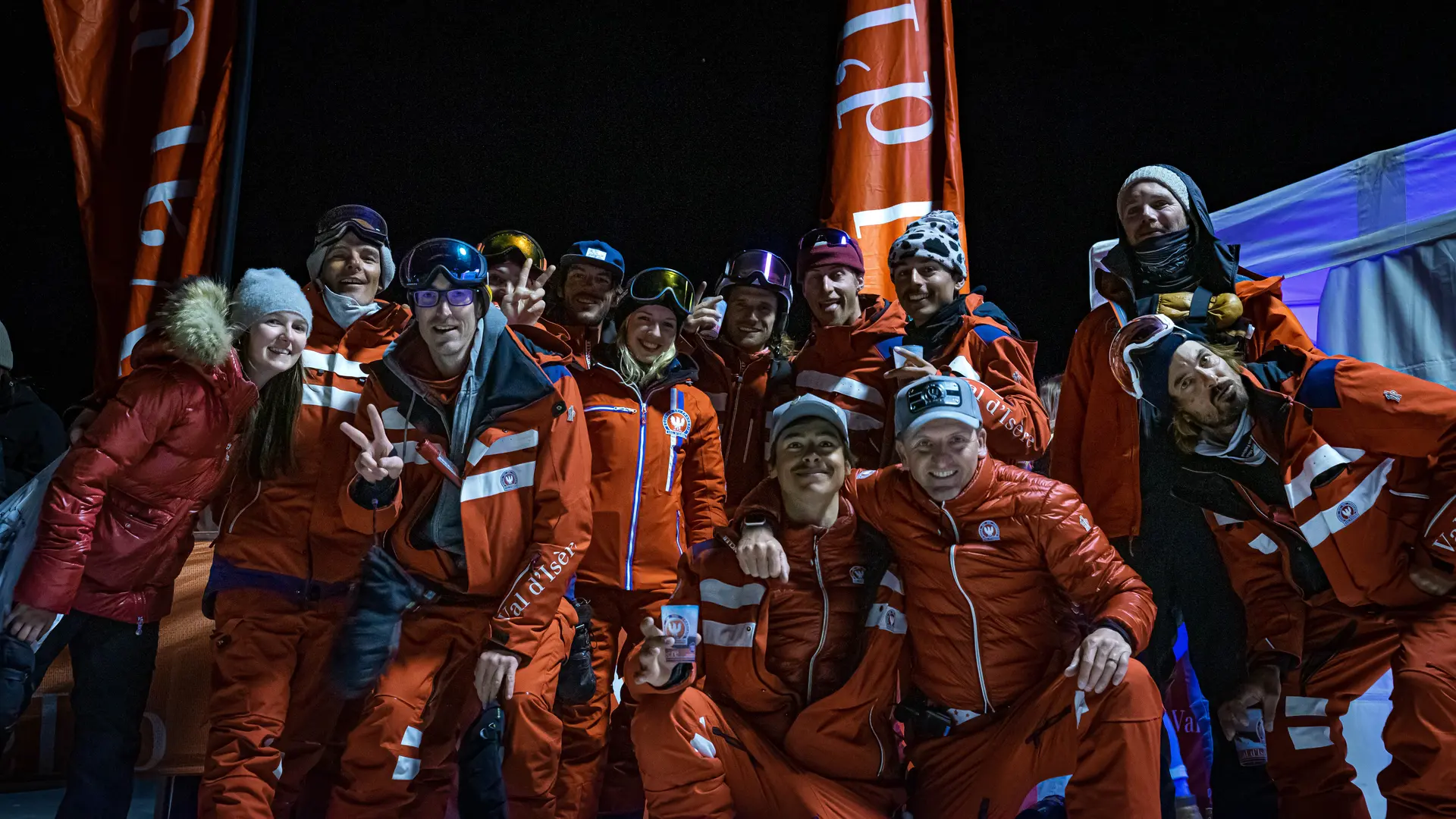 Descente aux flambeaux et feux d'artifice_Val-d'Isère