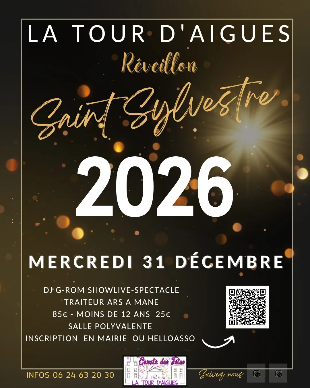 Réveillon du Comité des Fêtes de La Tour d''Aigues_La Tour-d'Aigues