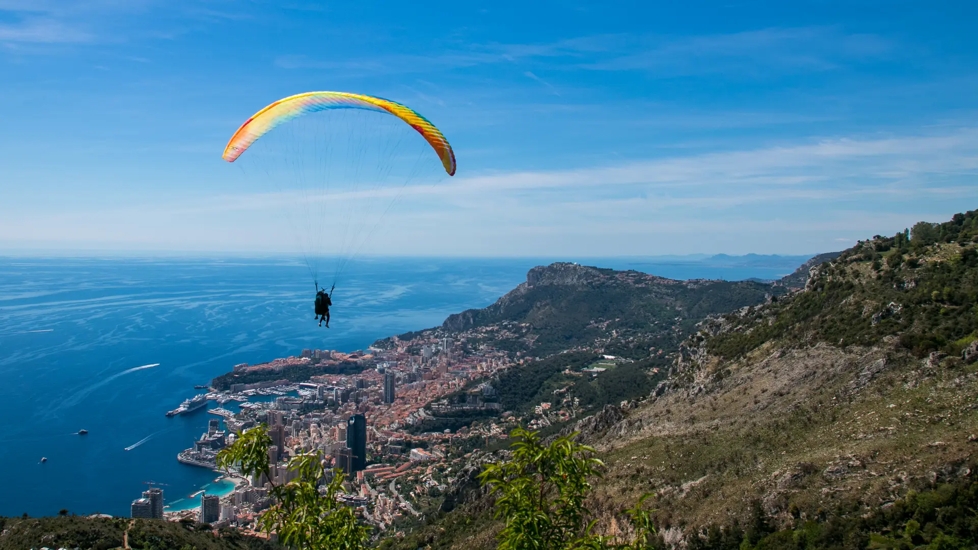 Vol en parapente avec Azur Parapente - Mont Gros