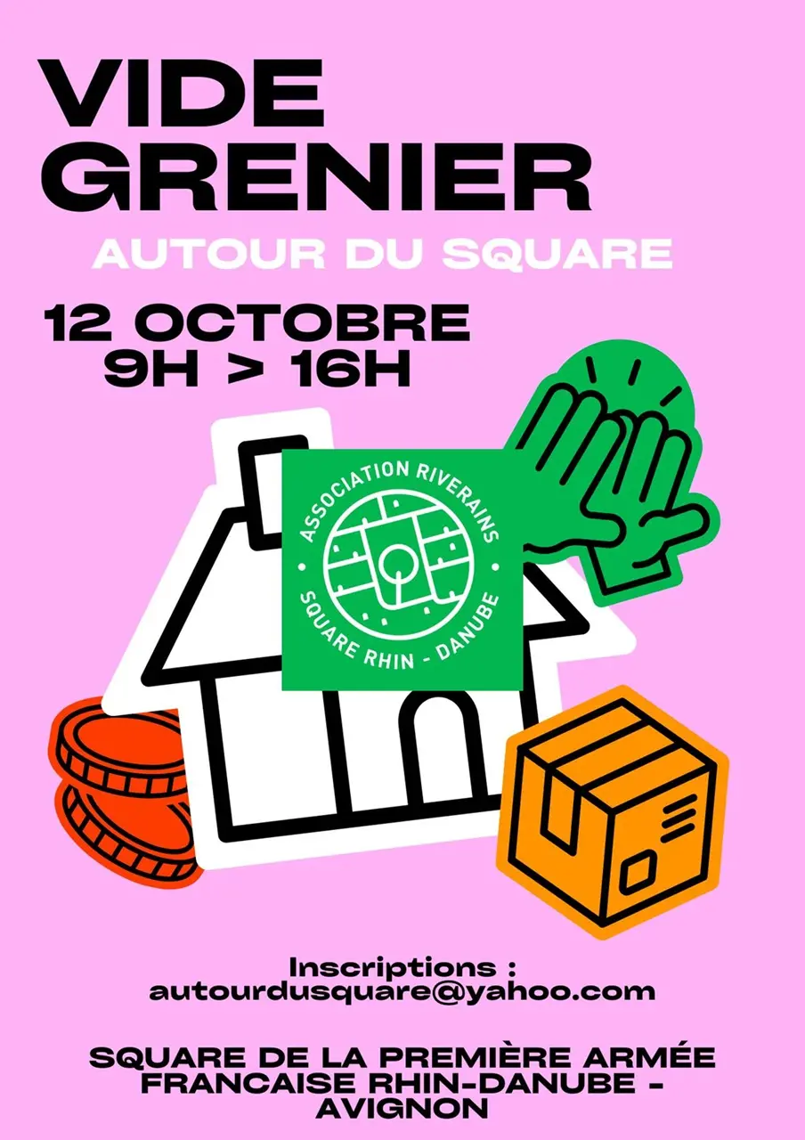 Vide-greniers Autour du square_Avignon