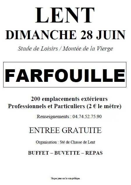 Affiche Farfouille 2026