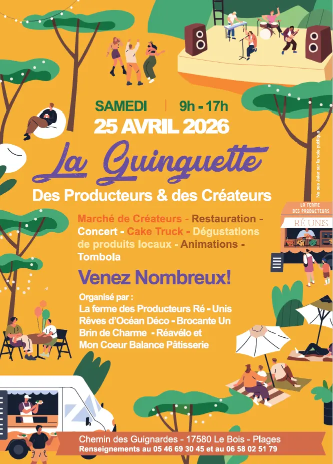 La guinguette des producteurs & des créateurs_Le Bois-Plage-en-Ré