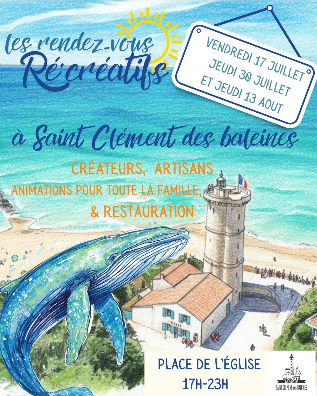 Marché nocturne - Les Rendez-vous Ré'Créatifs_Saint-Clément-des-Baleines