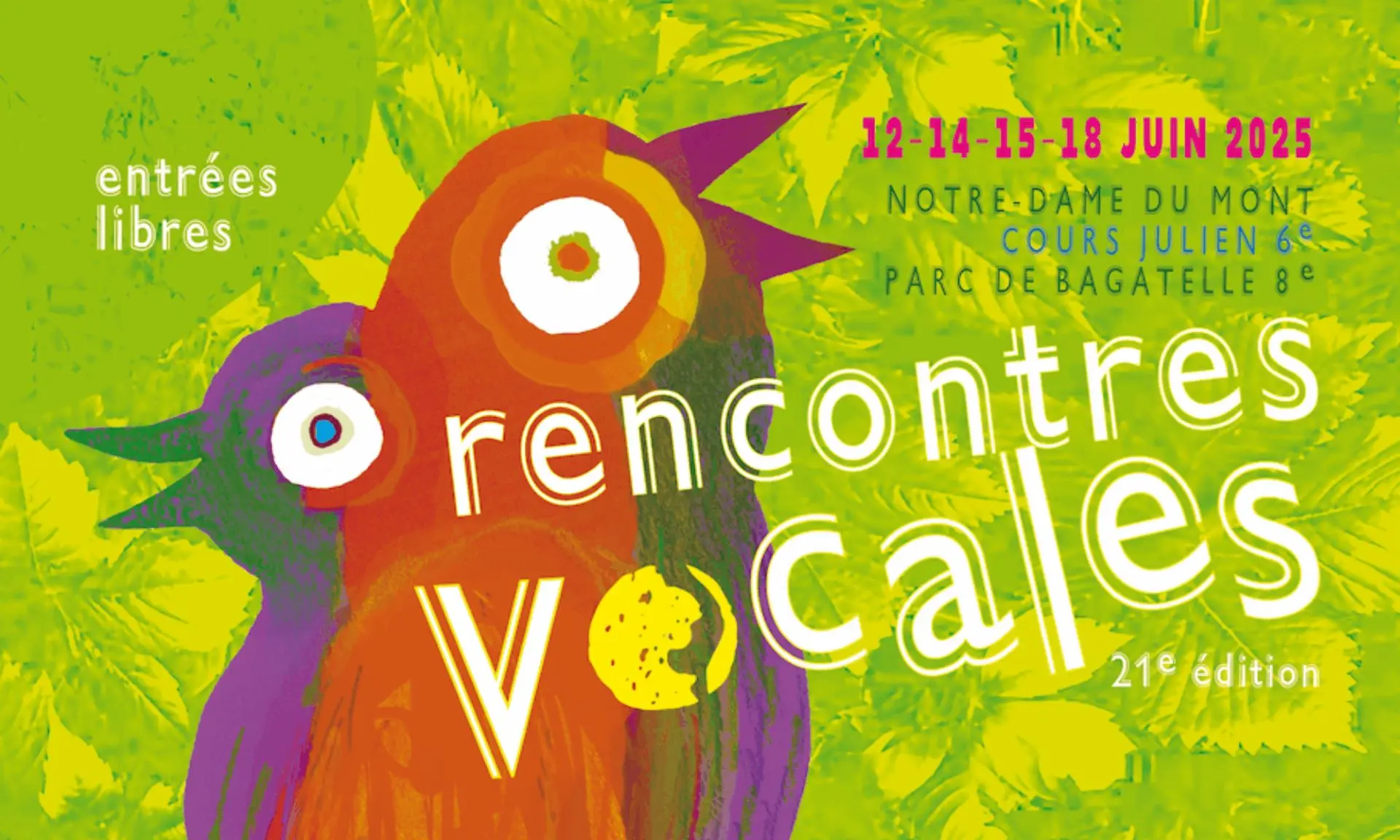 Rencontres vocales, 21e édition - Association Les Vallonés