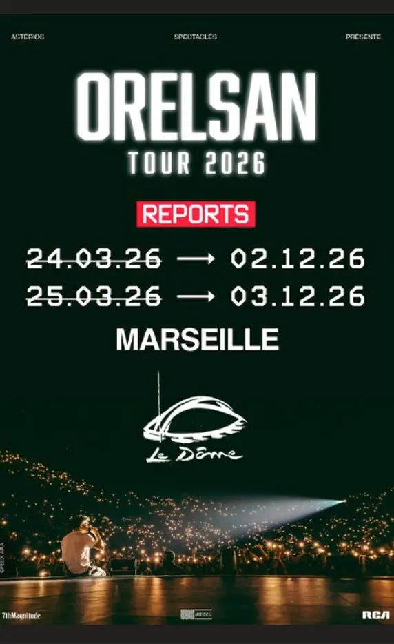 Concert Orelsan Tour au Dôme de Marseille