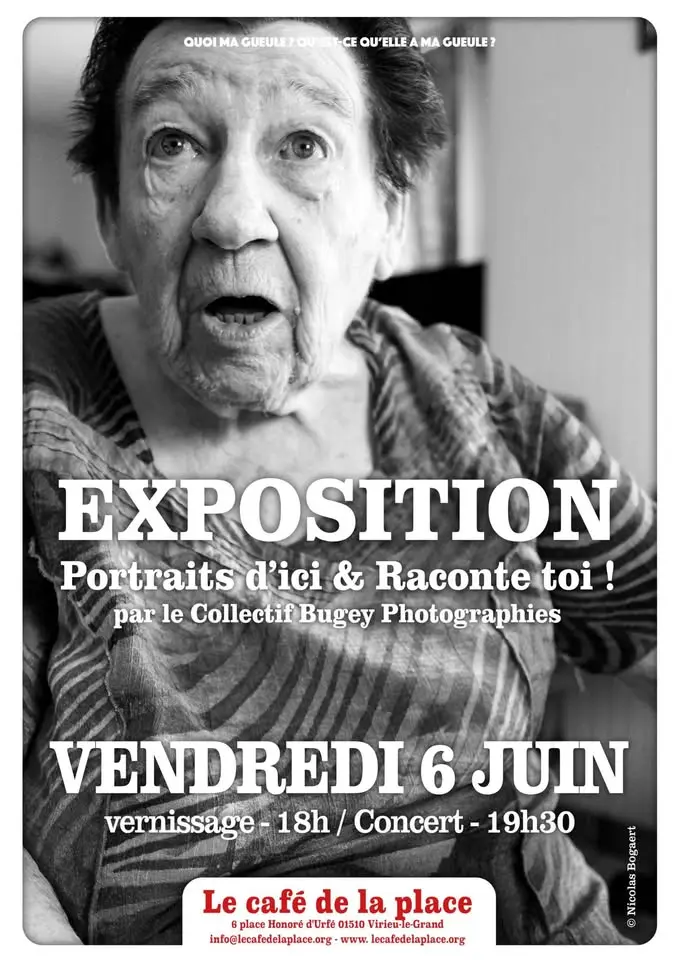 Exposition de photographies Portraits d'ici et raconte-toi !_Virieu-le-Grand