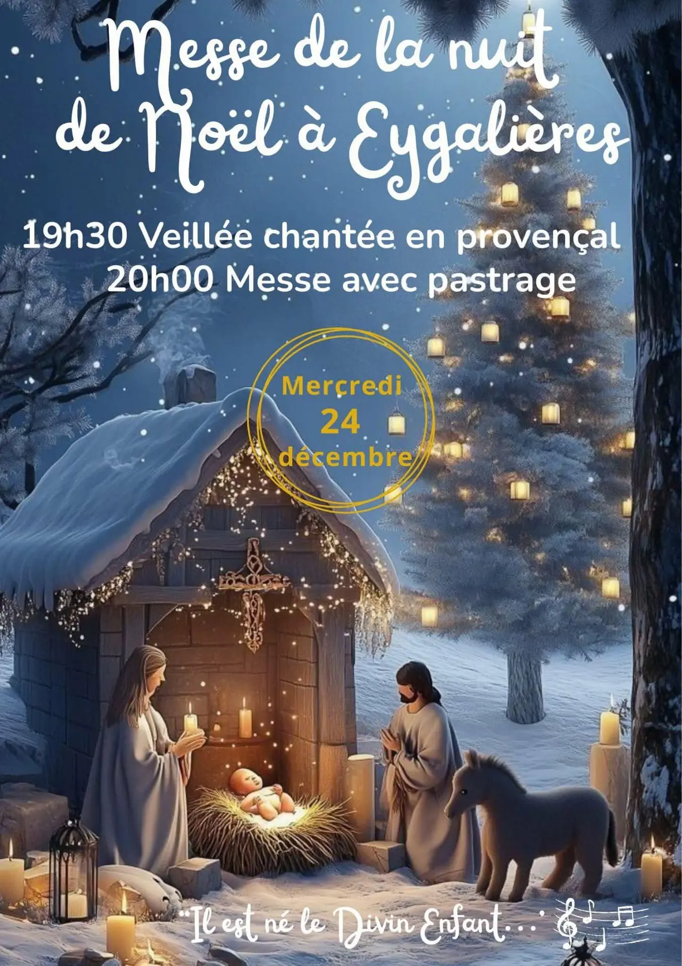 Messe de Noël à Eygalières 24.12.25