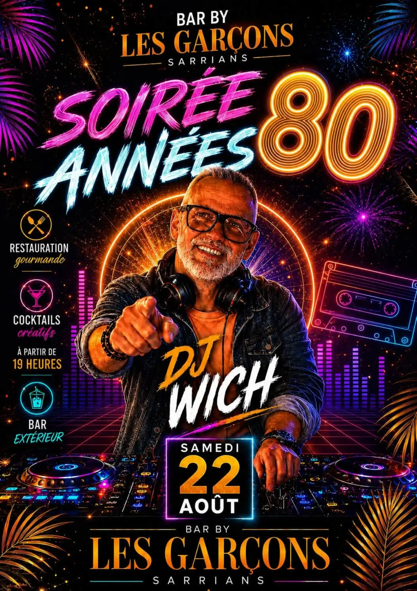Soirée 80's_Sarrians
