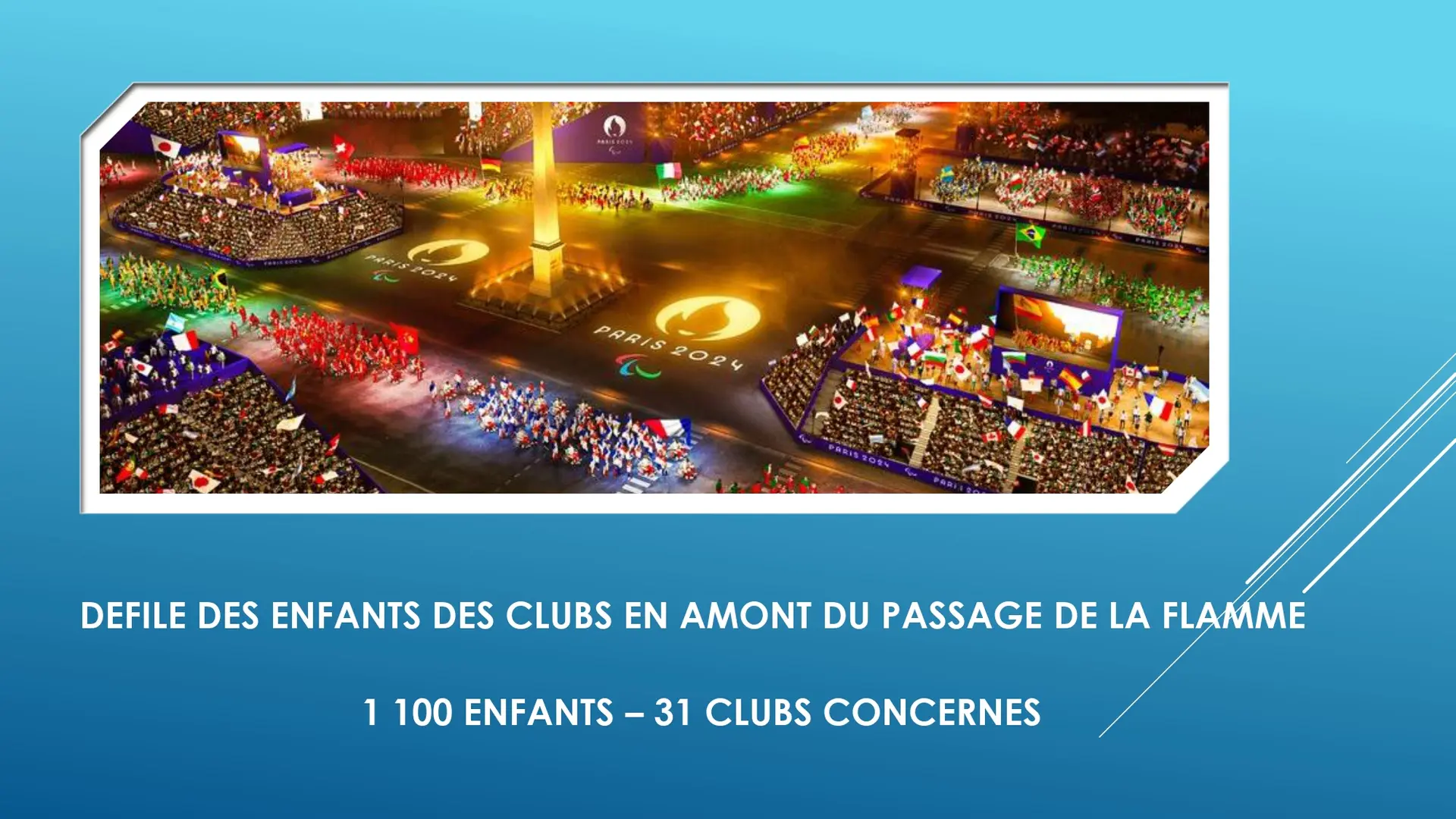 Défilé flamme olympique