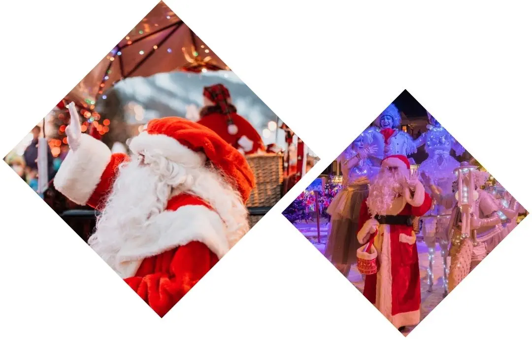 Photo portrait - L'arrivée du Père Noël
