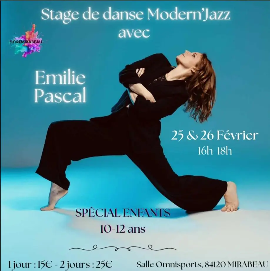 Stage de danse Modern'stage à Mirabeau_Mirabeau