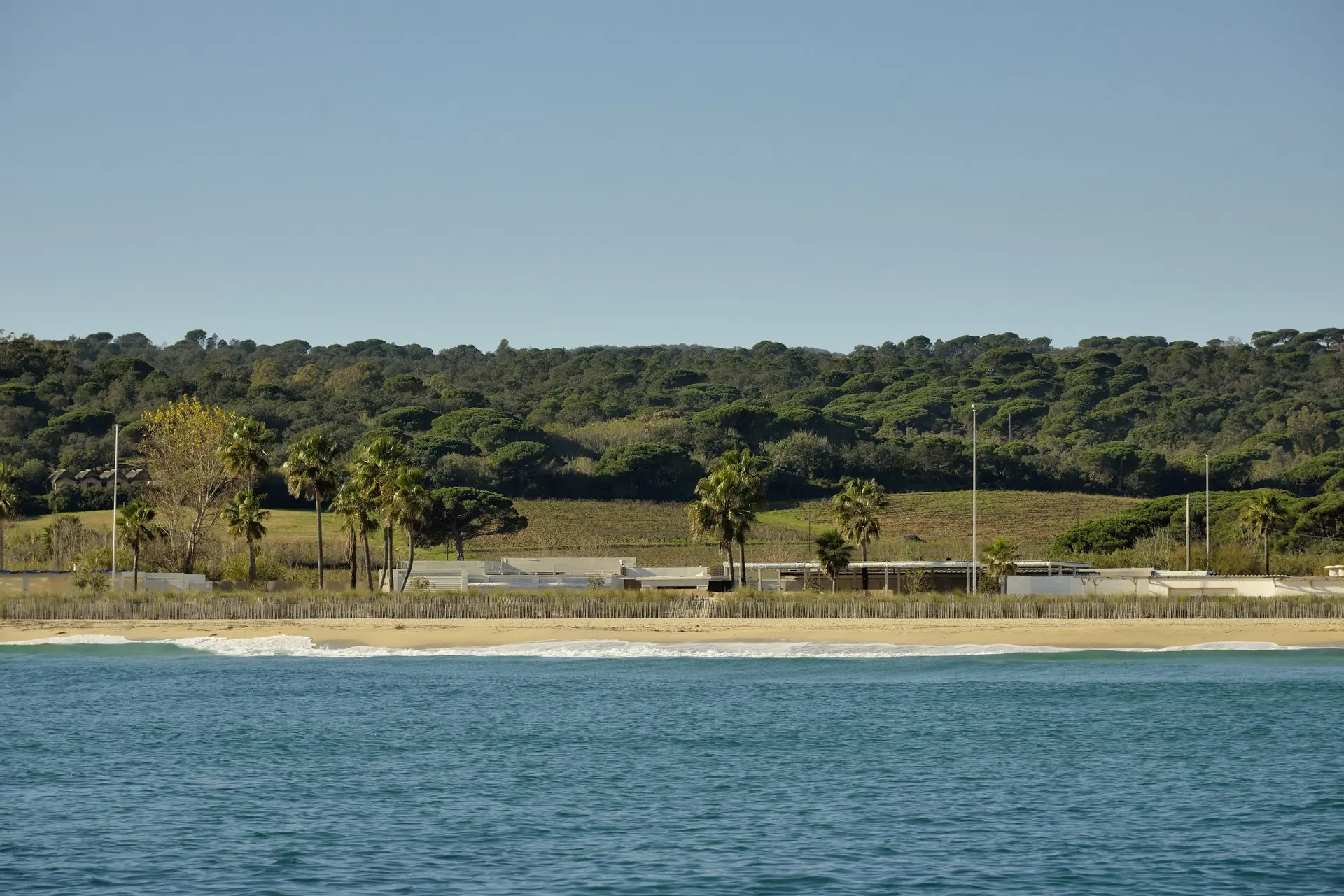 Paysage de l'entre terre et mer de la Côte des Maures
