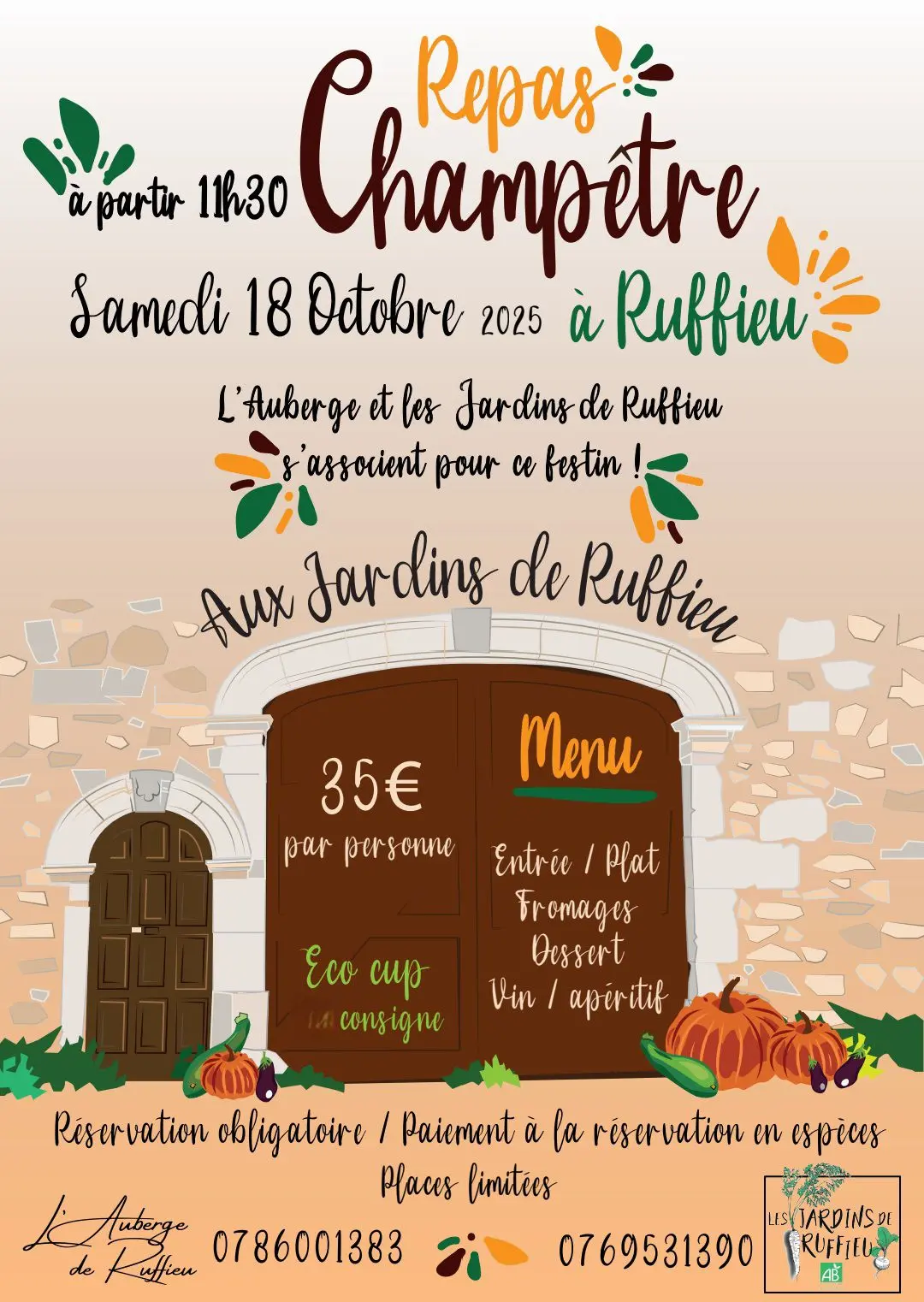 Repas champêtre à Ruffieu_Haut Valromey