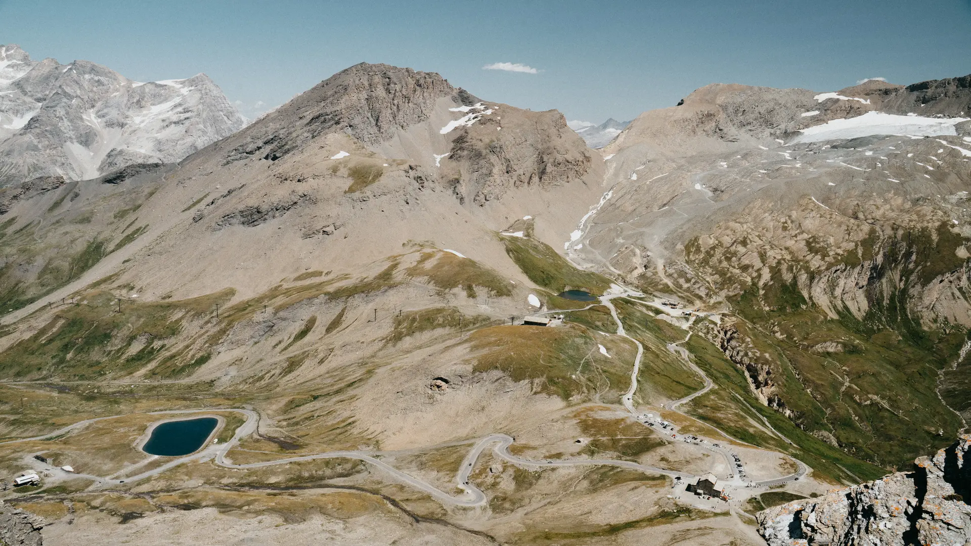 Vue depuis le Col de l'Iseran en été