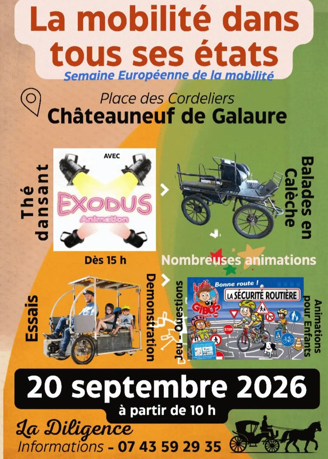 Affiche expliquant l'événement