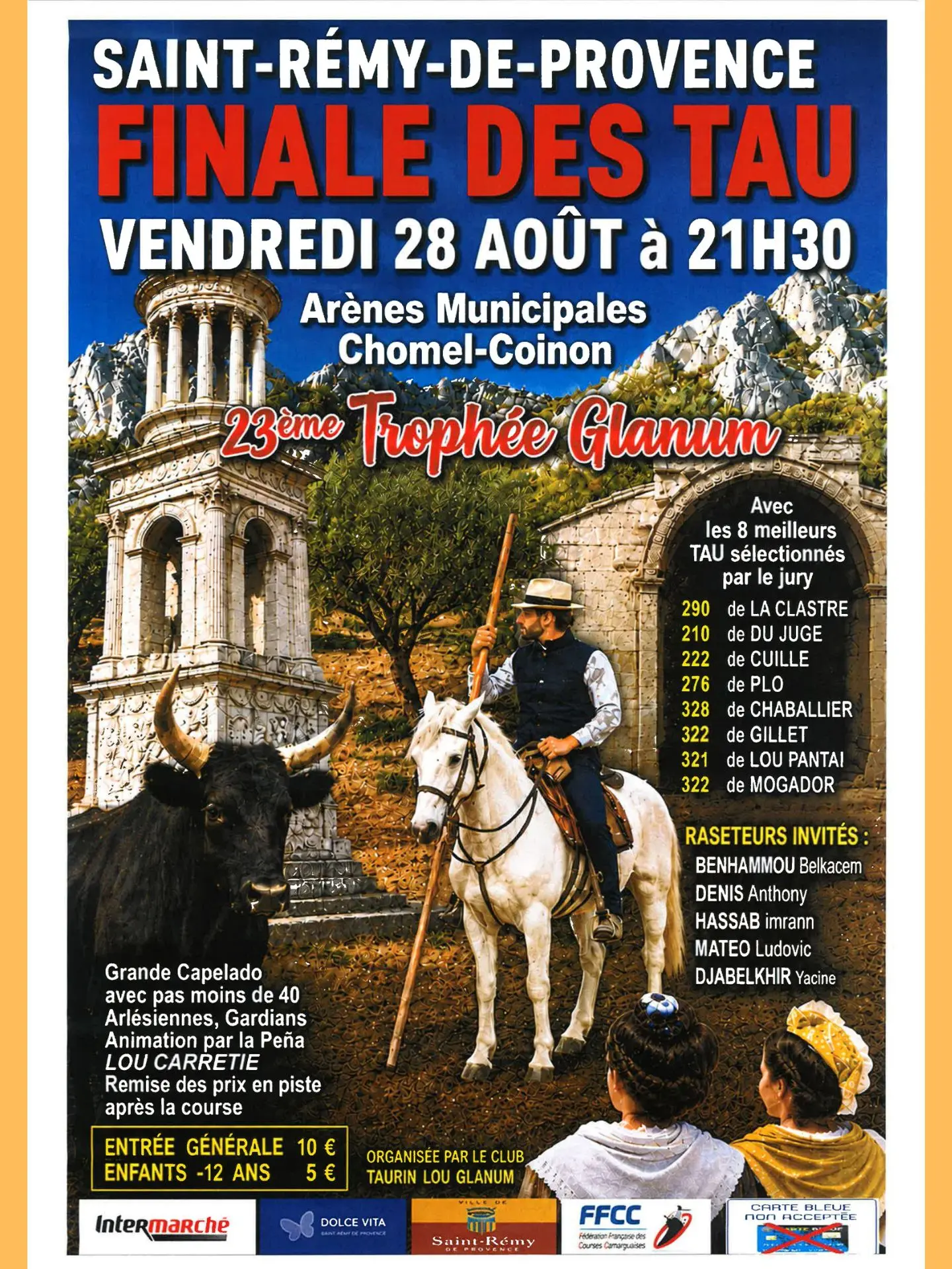 Affiche Finale des Tau 23 ème Trophée Glanum