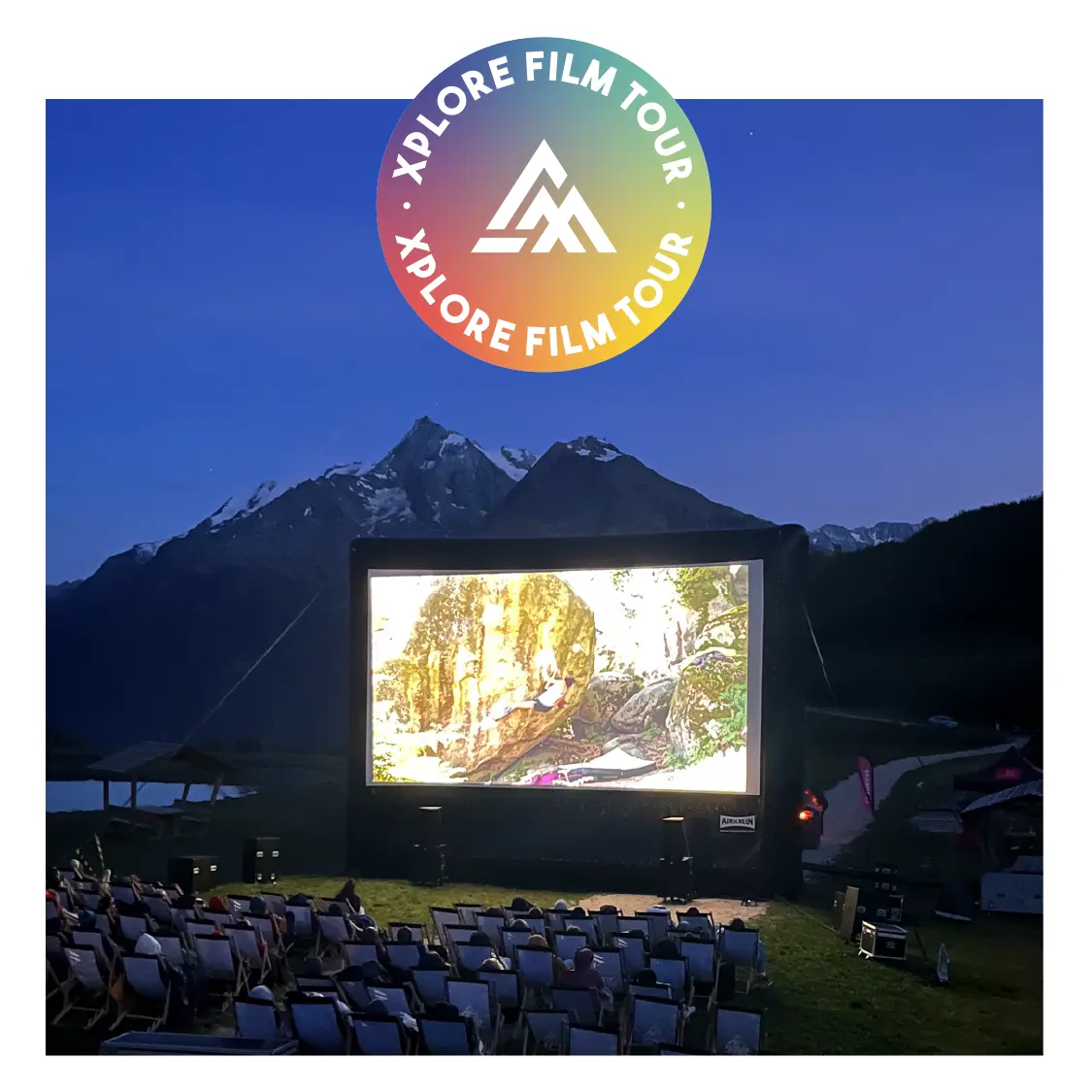 Séance cinéma en plain air + logo