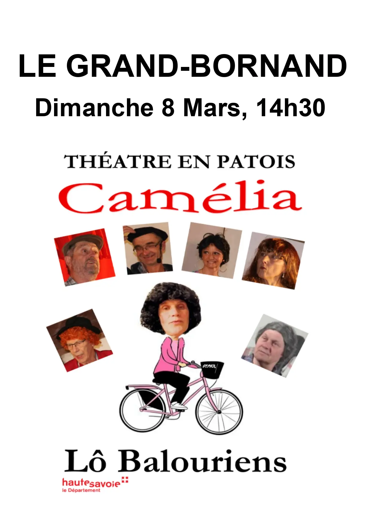 Représentation théâtrale patoisant : Camélia_Le Grand-Bornand
