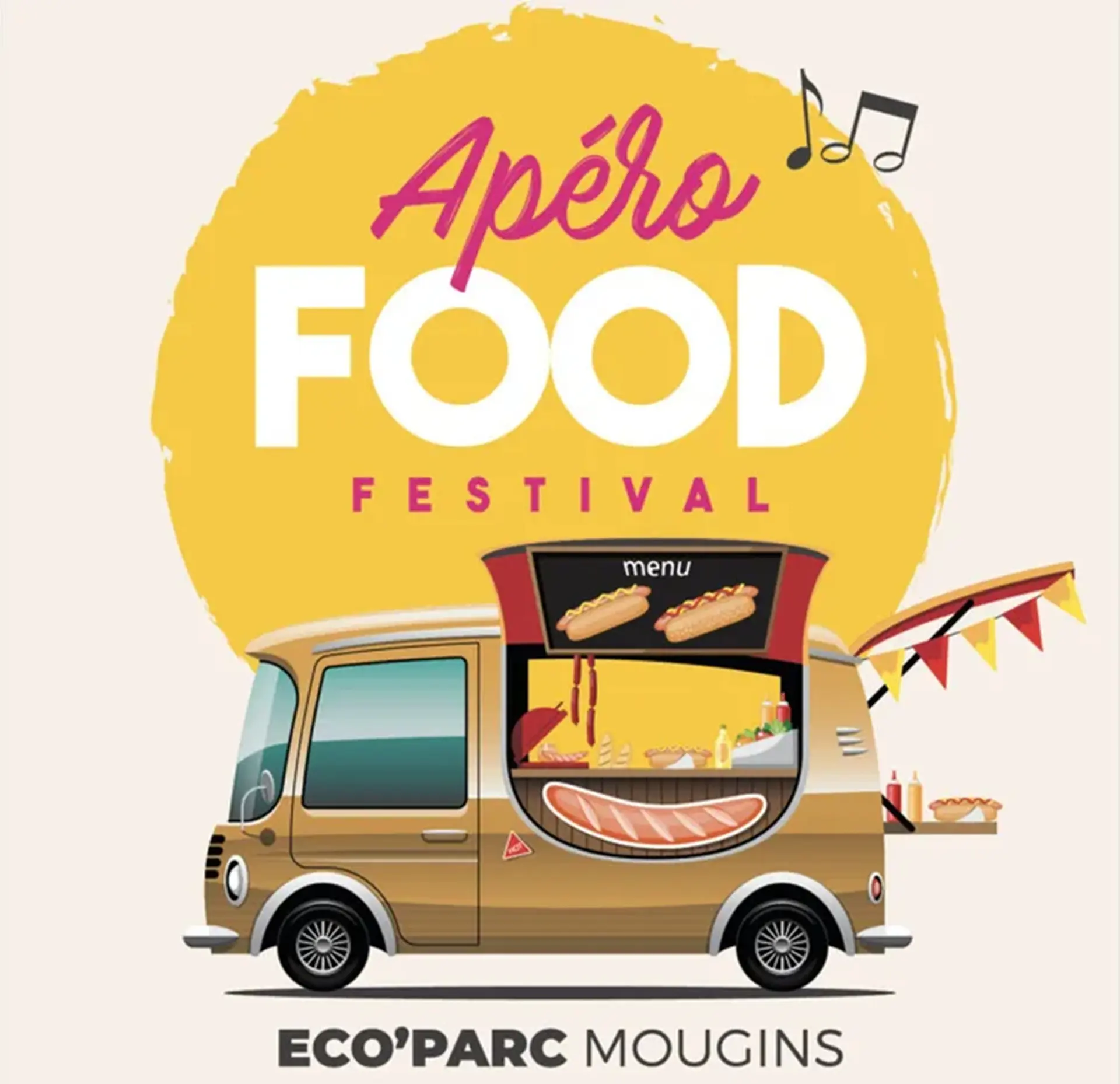 Affiche Apéro Food Festival Mougins 2025
