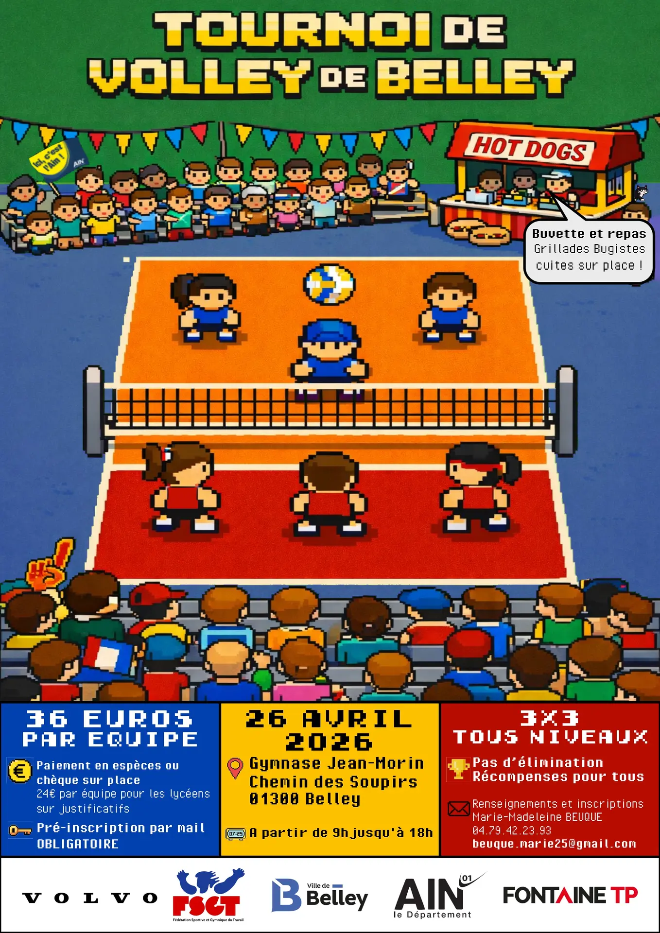 Tournoi de volley 3X3_Belley