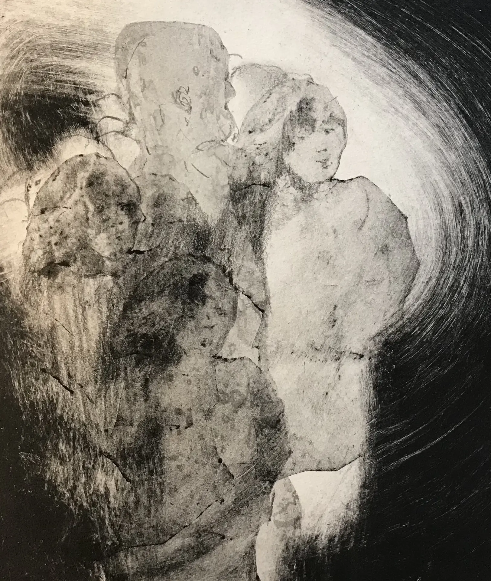 Une vie parisienne - gravure de la scénographe du spectacle Vitalia Samuilova