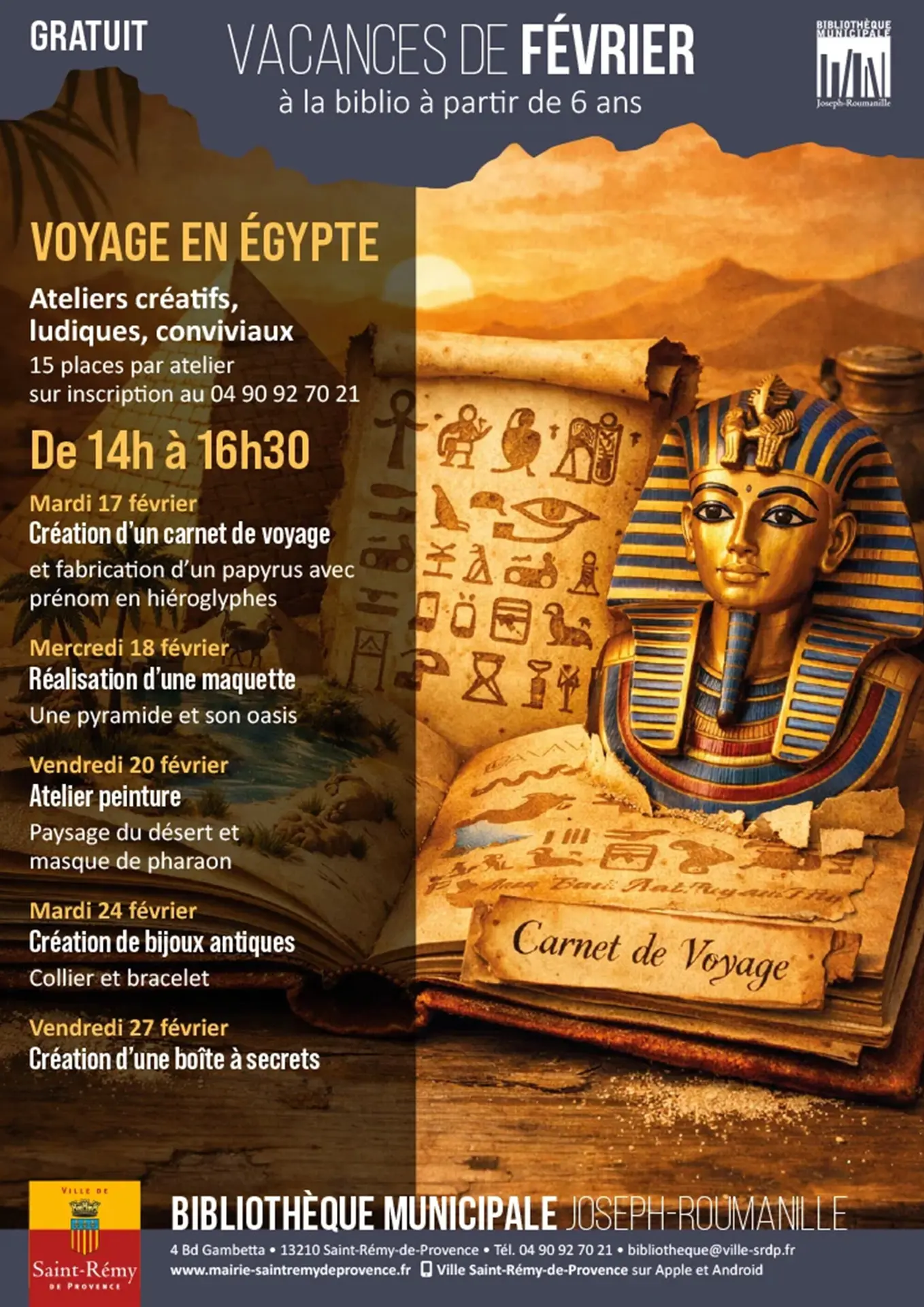 Vacances d'hiver à la Bibliothèque