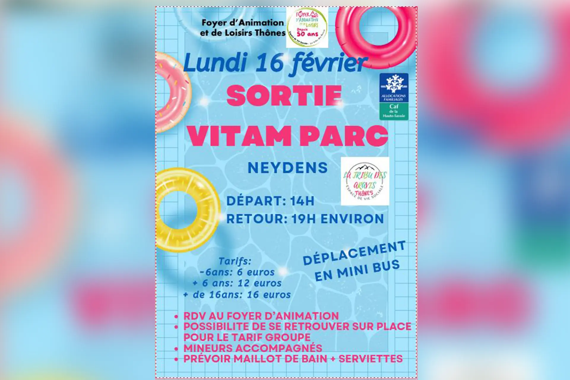 Sortie à l'espace aquatique Vitam Parc_Thônes