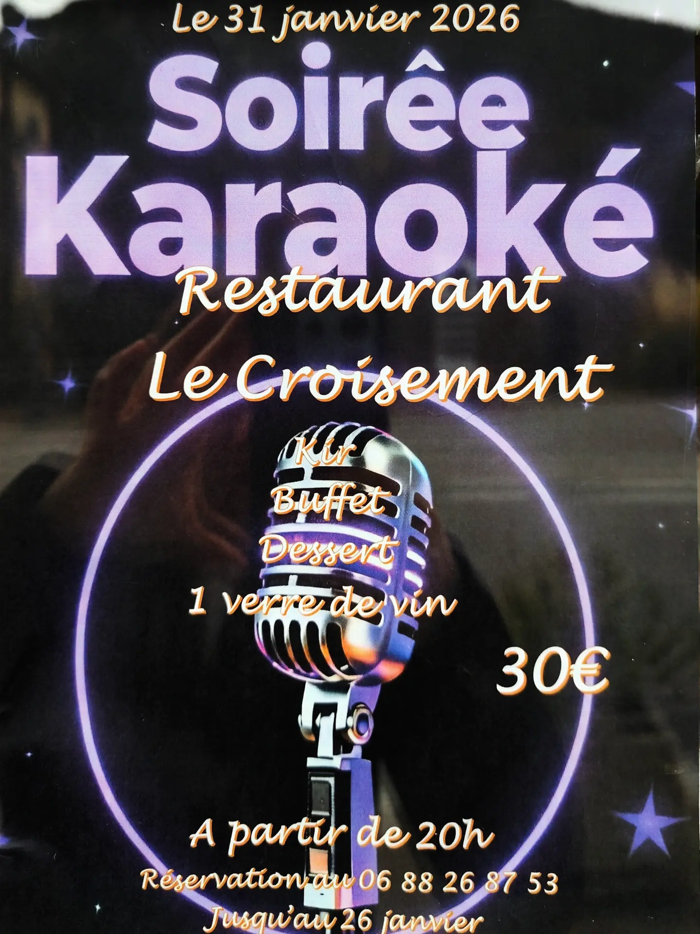 Soirée karaoké au Croisement