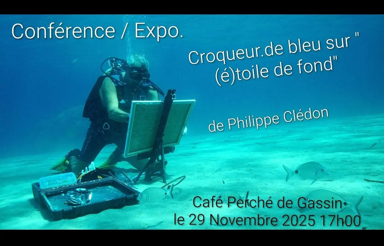 Croqueur de bleu sur (é)toile de fond