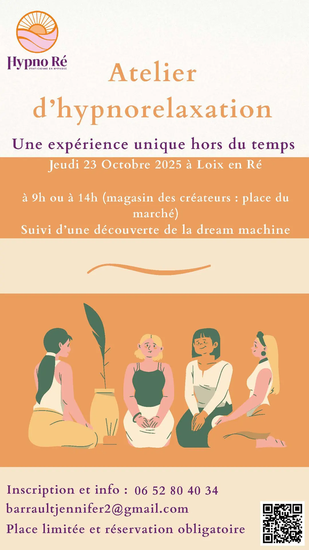 Hypnorelaxations-Workshop, ein einzigartiges Erlebnis + Entdeckung der Dream Machine