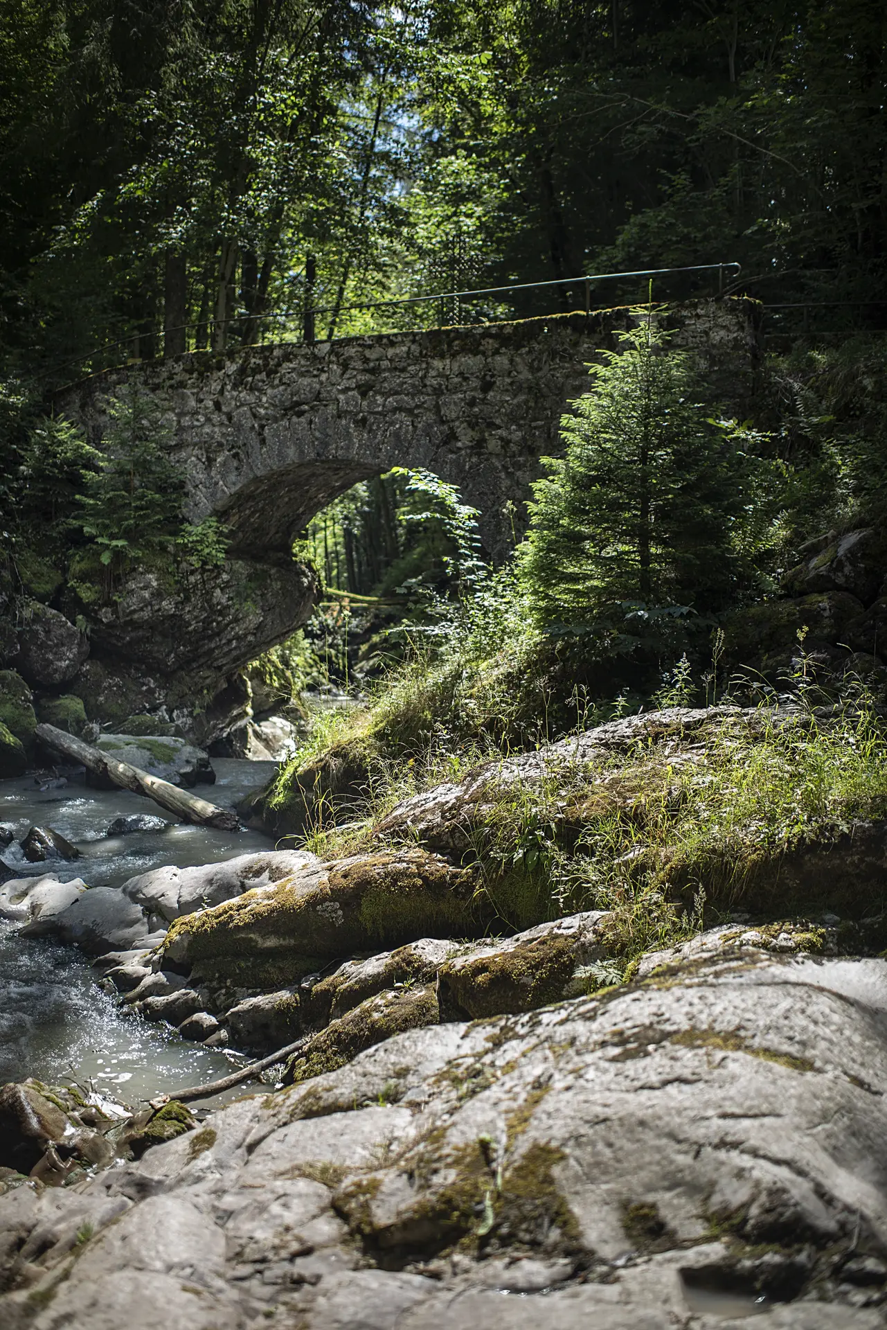 Le pont des Romains au Grand-Bornand