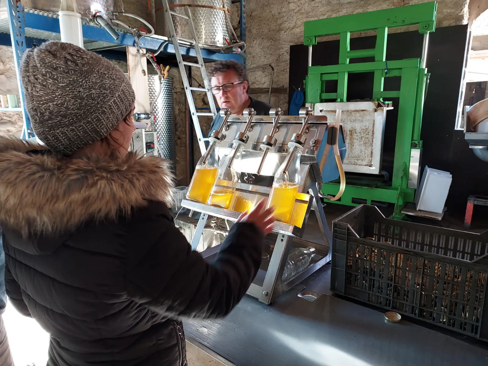 La mise en bouteille