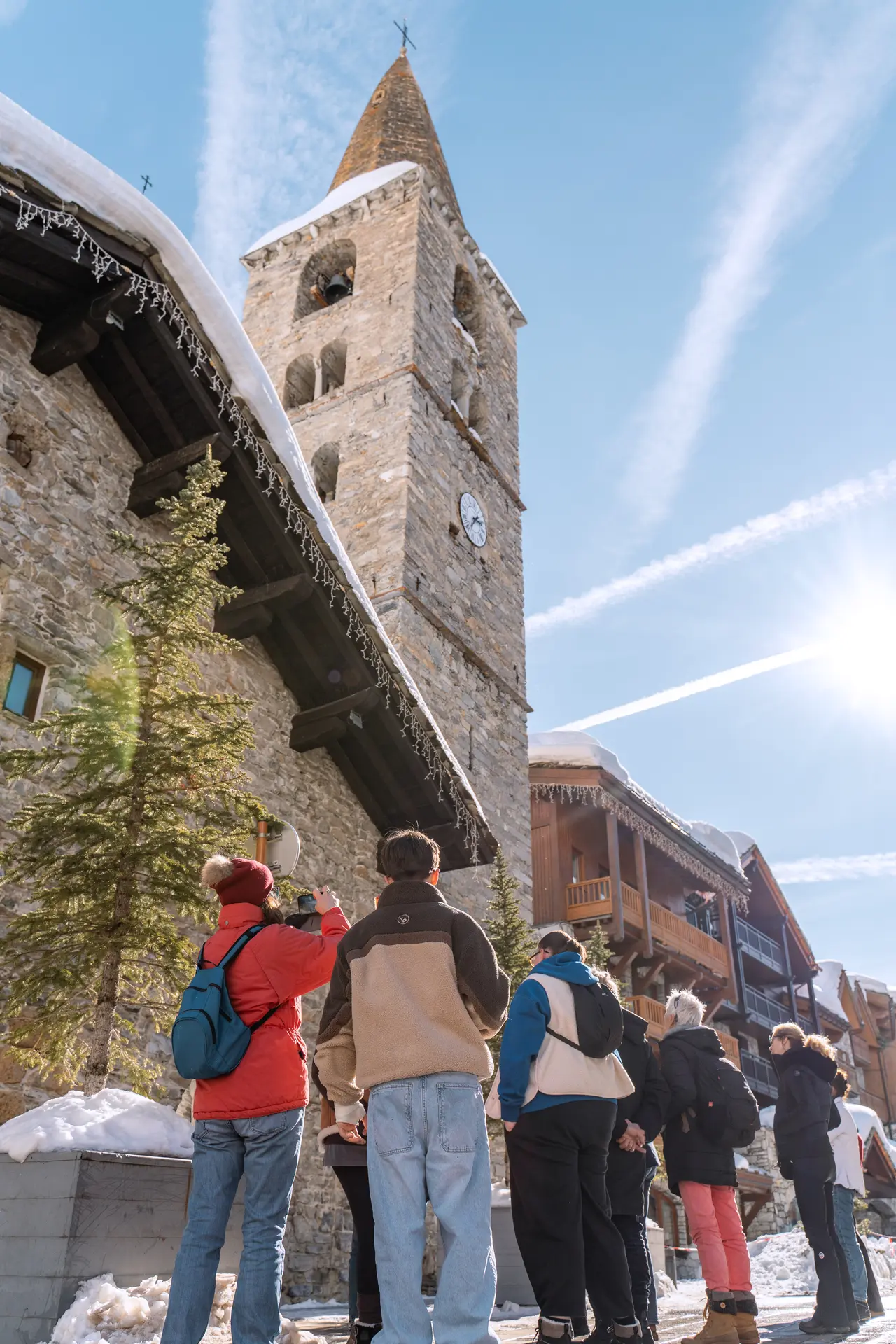 Visite guidée du village de Val d'Isère par une guide de la Facim