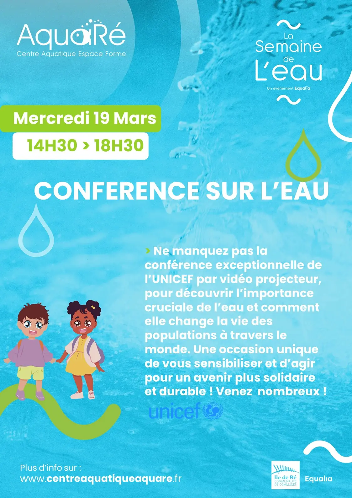 La Semaine de l'Eau : Conférence sur l'eau_Saint-Martin-de-Ré