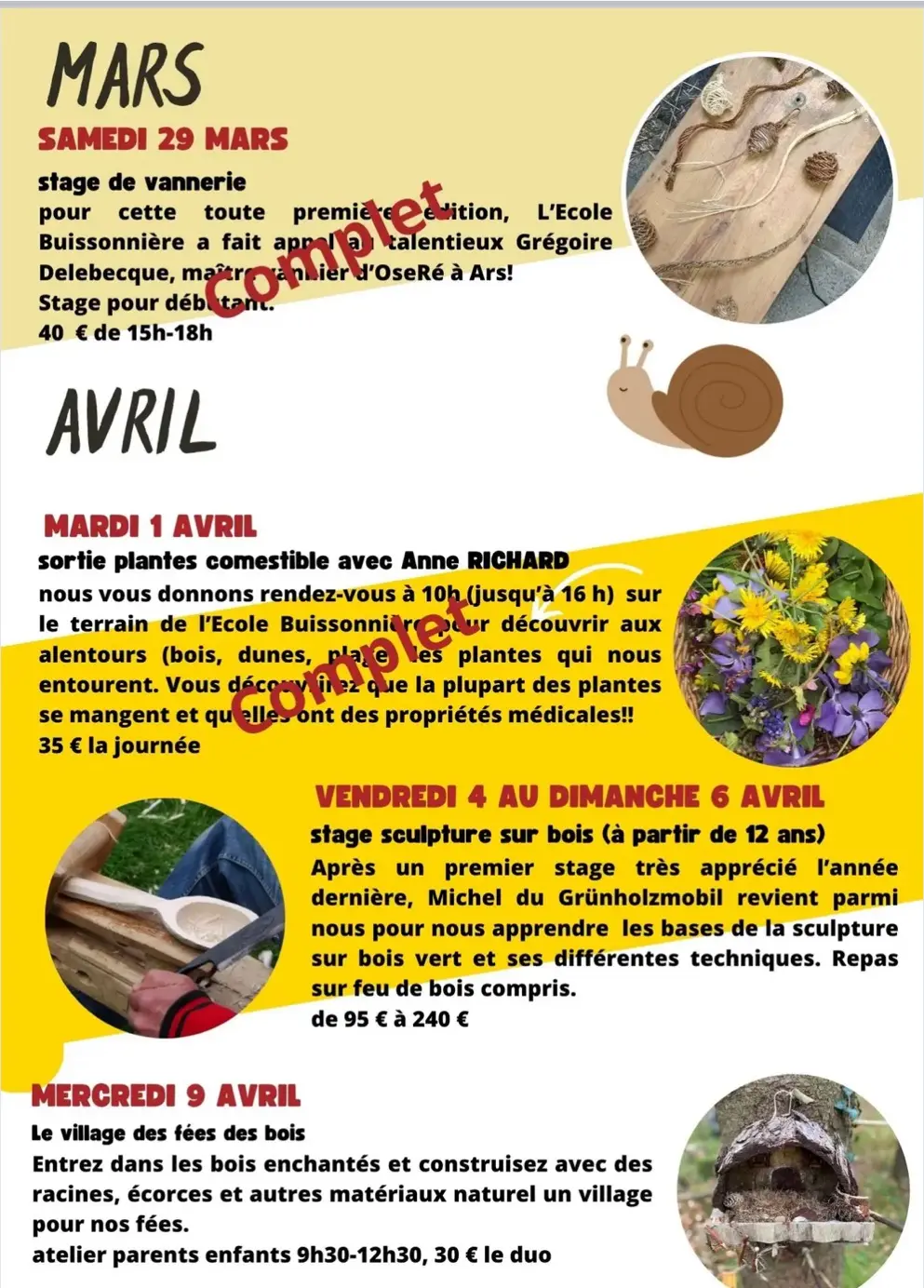 Programme école buissonière 2025