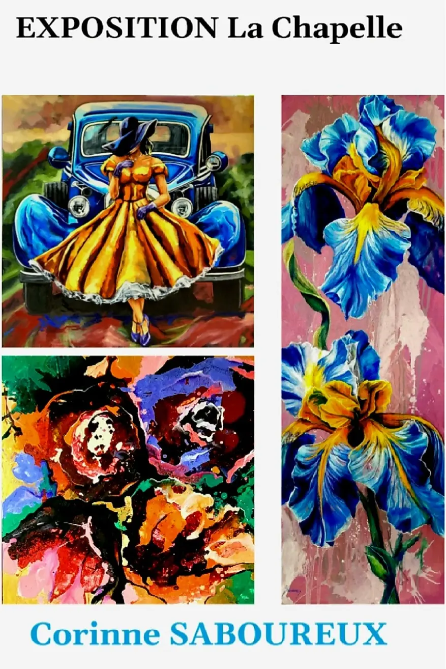 Vorläufiges Plakat zur Ausstellung von Corinne Saboureux