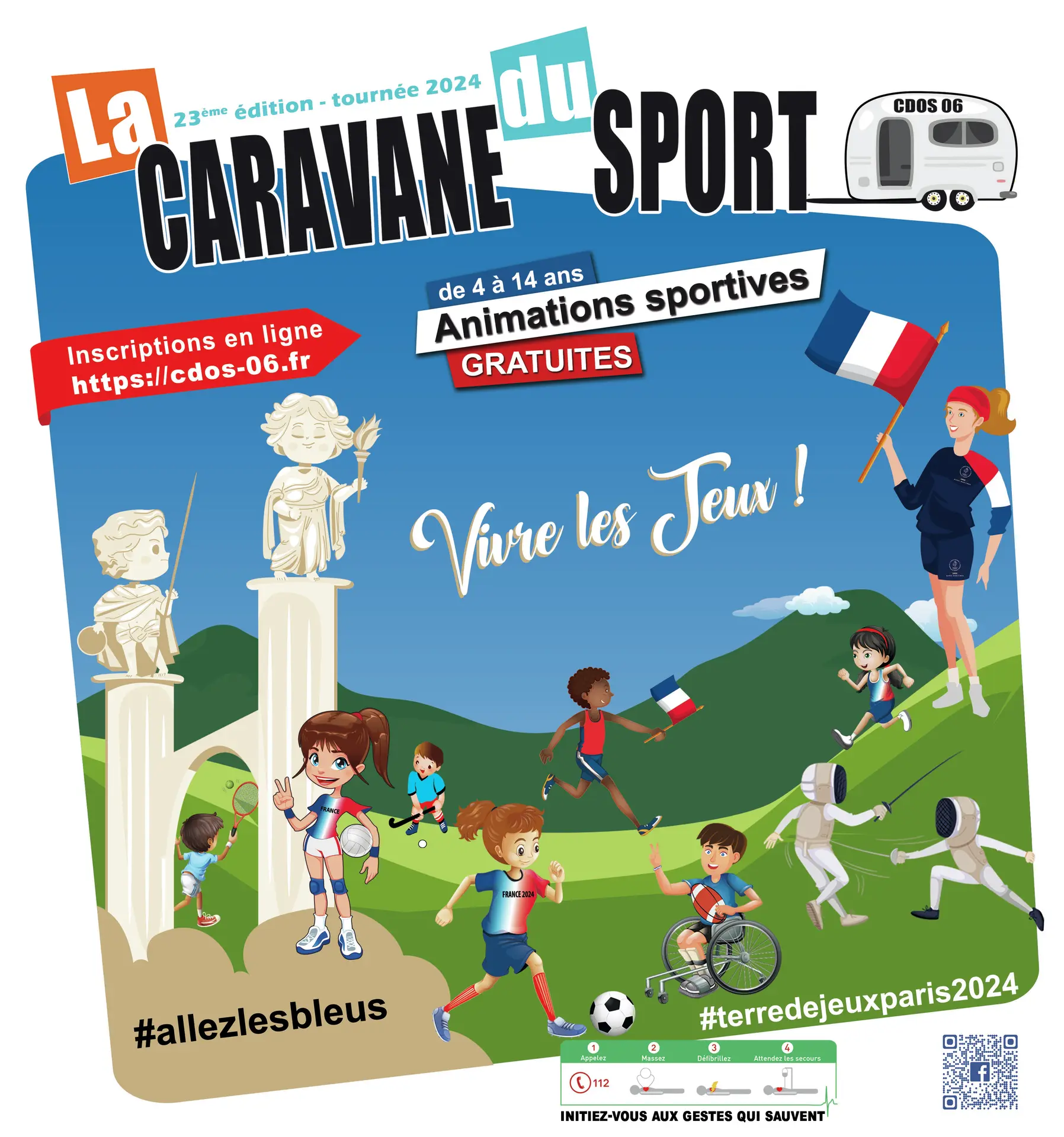 Affiche 2024 caravance du sport