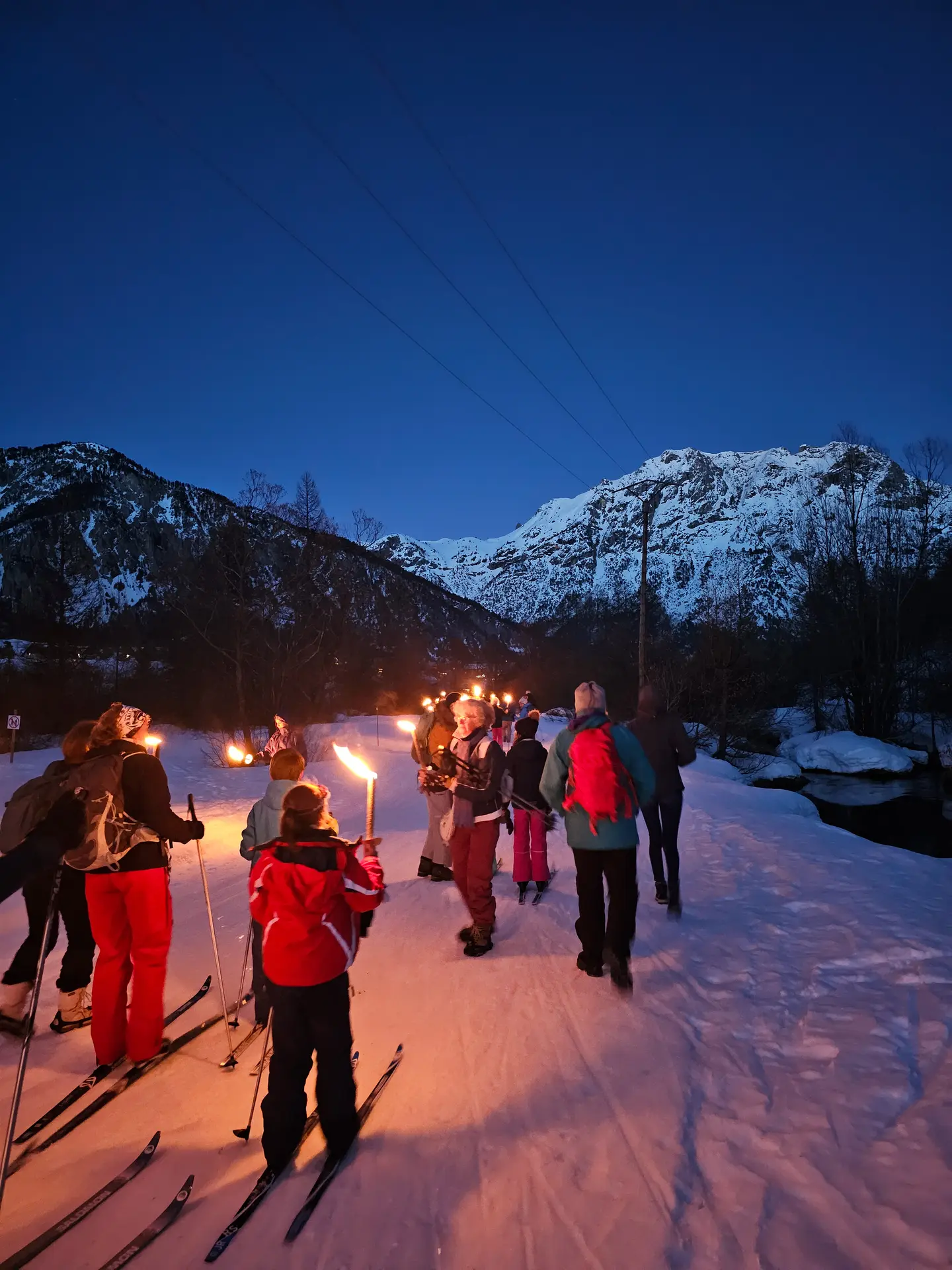 Flambeaux à skis