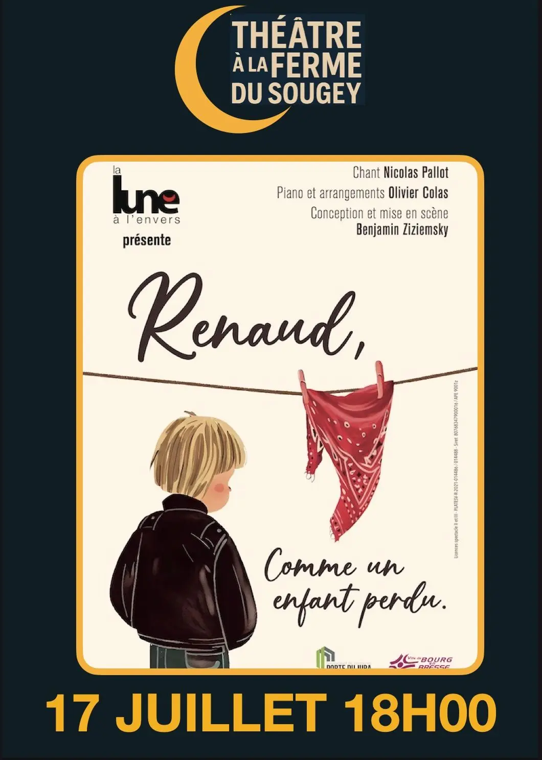 Affiche Renaud comme un enfant perdu