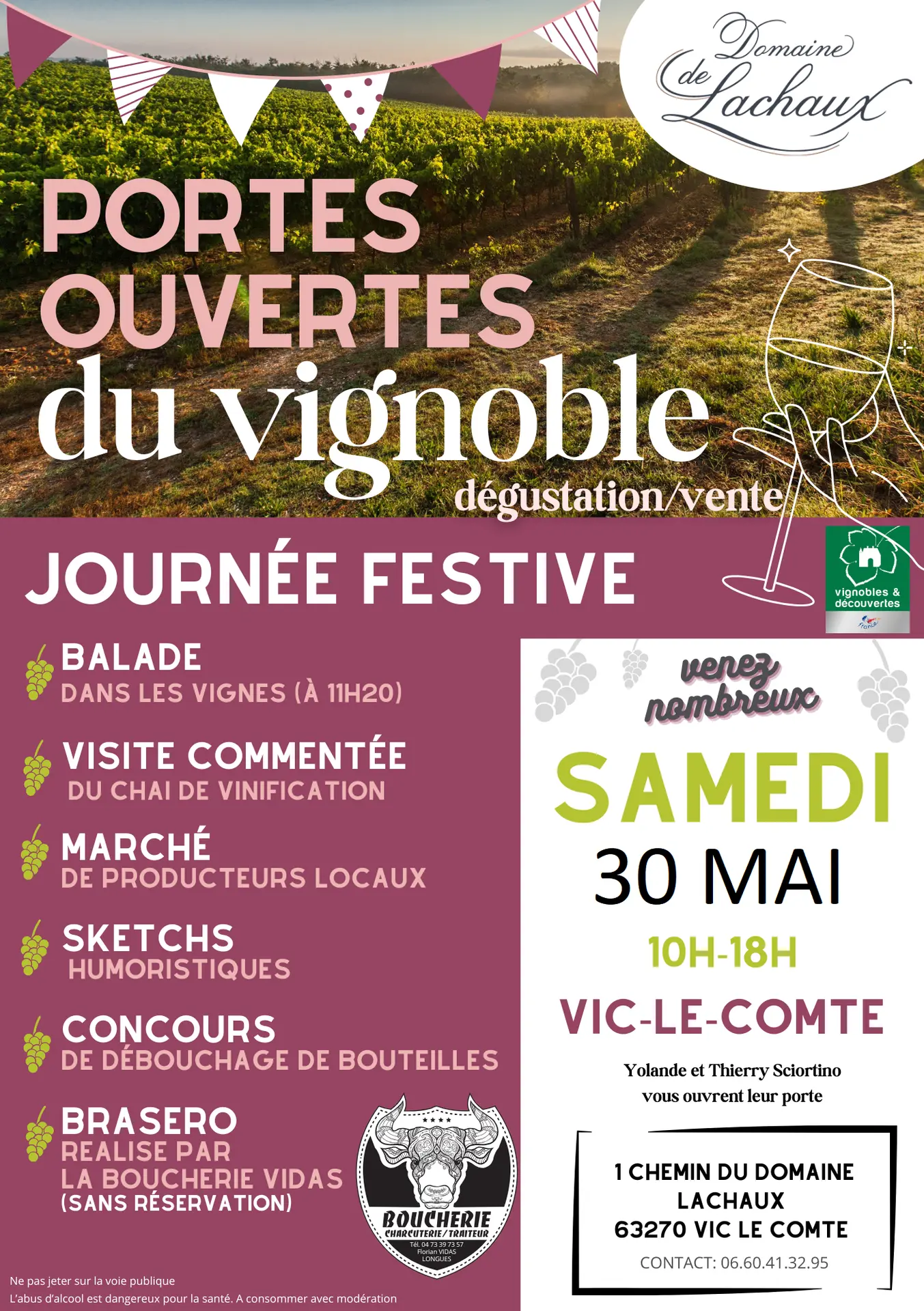 Portes ouvertes Domaine Lachaux