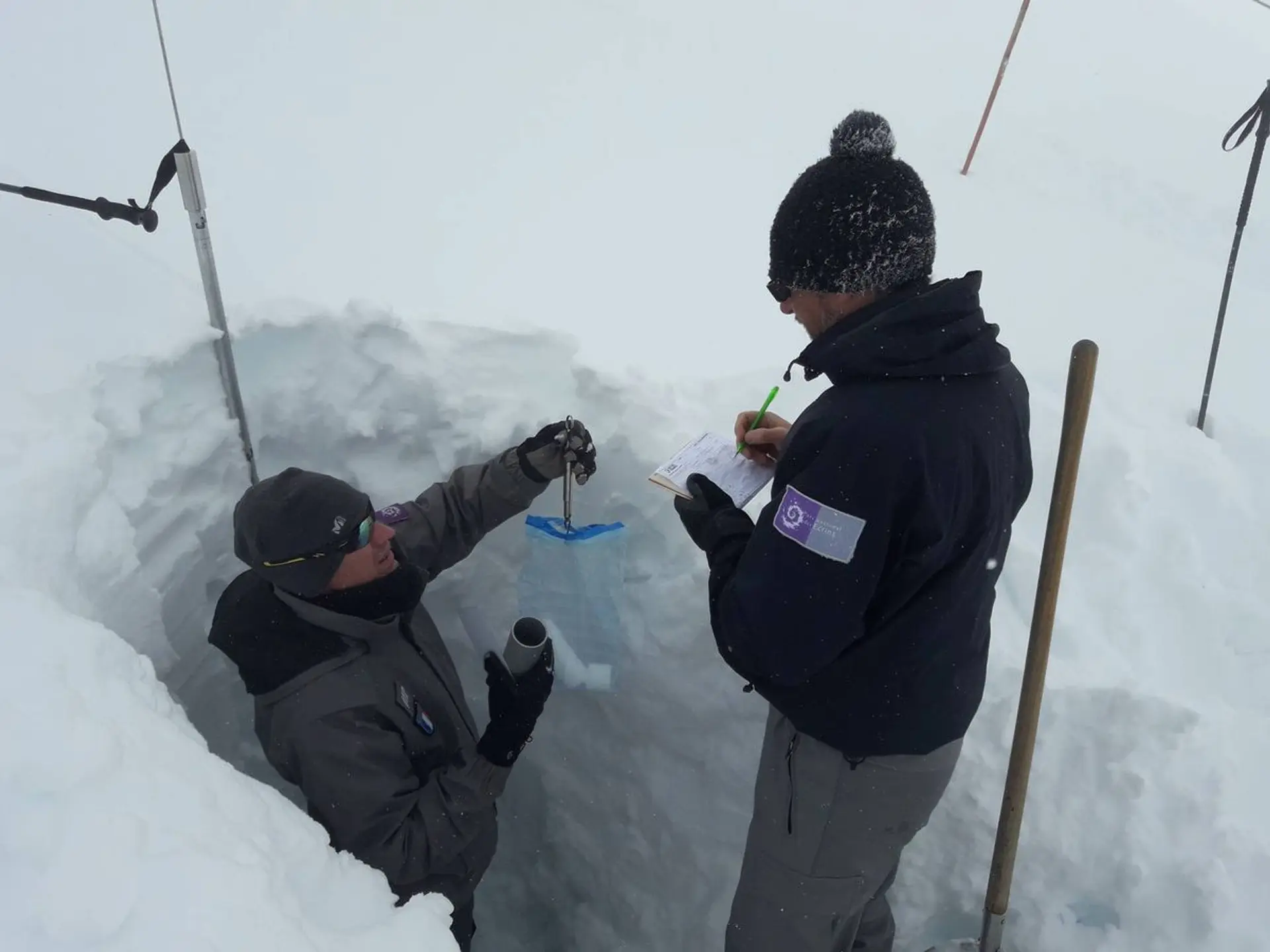 Suivi du manteau neigeux à Orcières