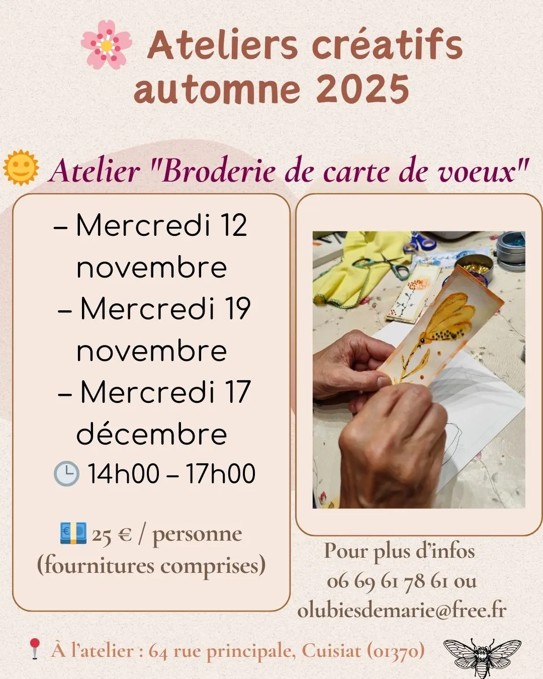 Affiche_Ateliers créatifs d'automne