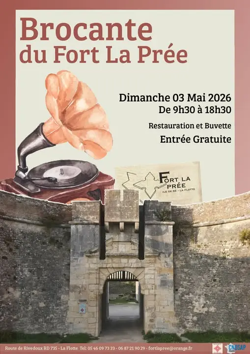 Fort de la Prée Flohmarkt_La Flotte