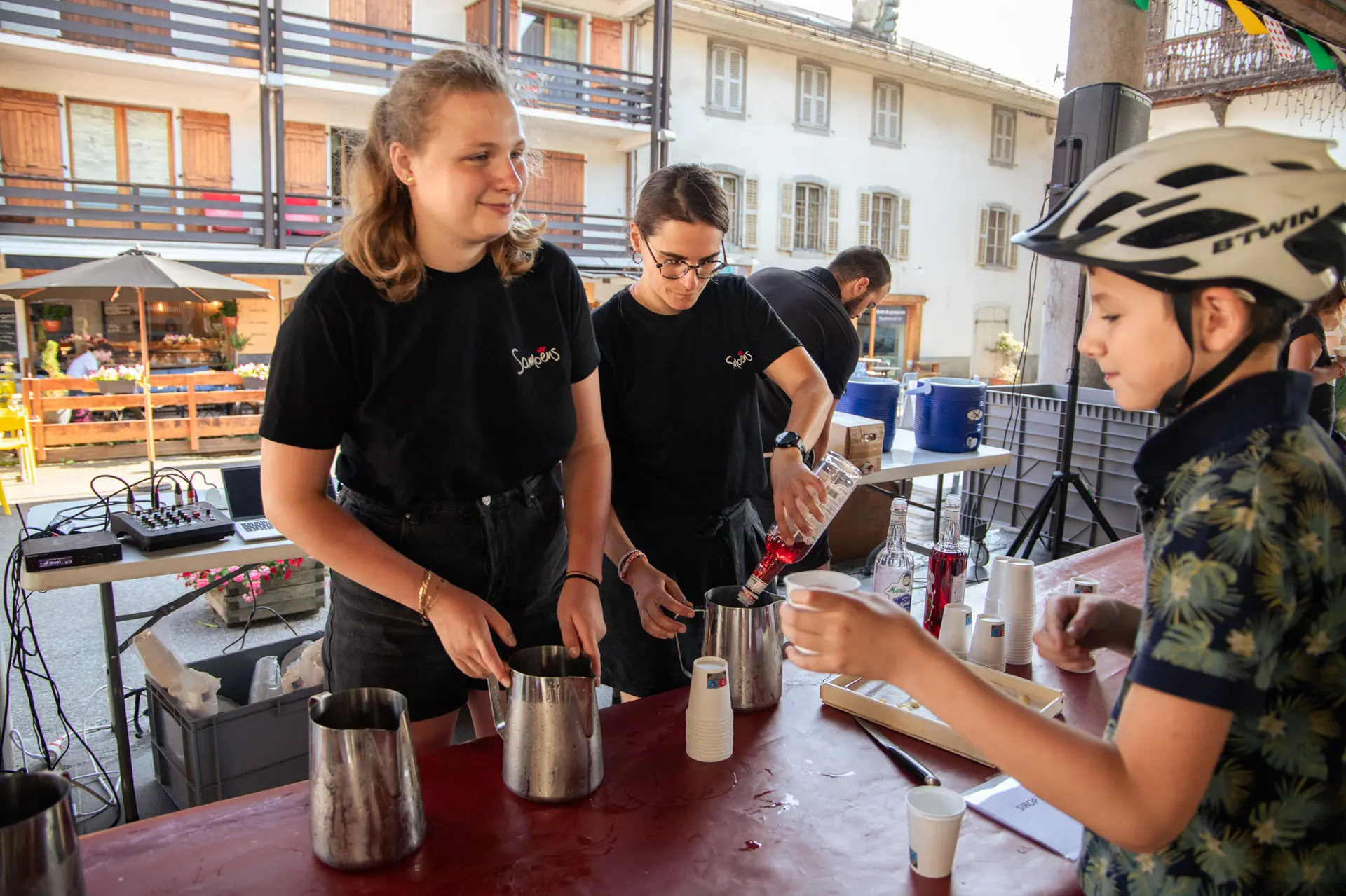Boisson offerte par l'office de tourisme