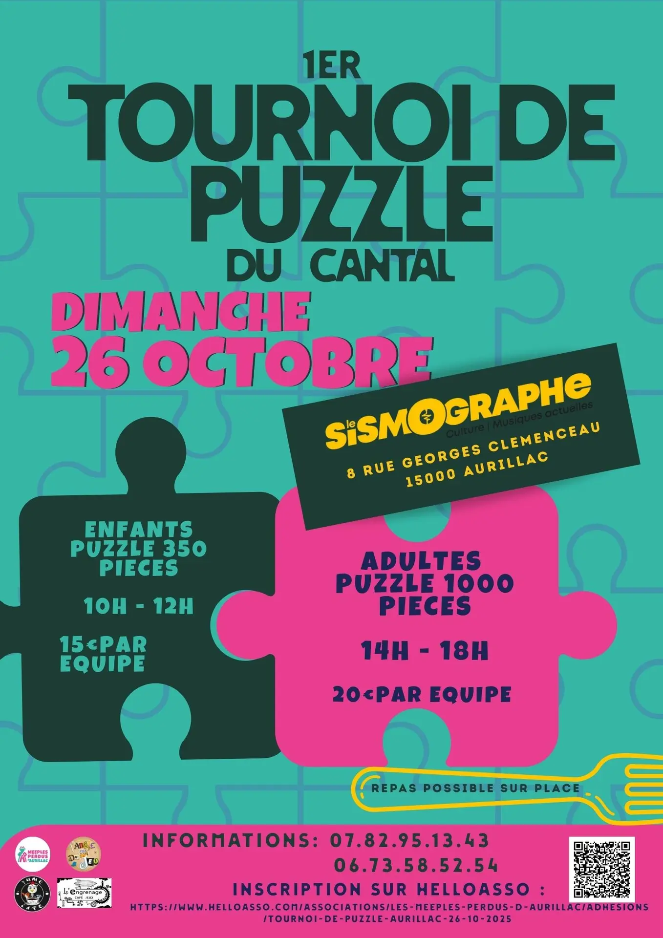 1er tournoi de Puzzle du Cantal