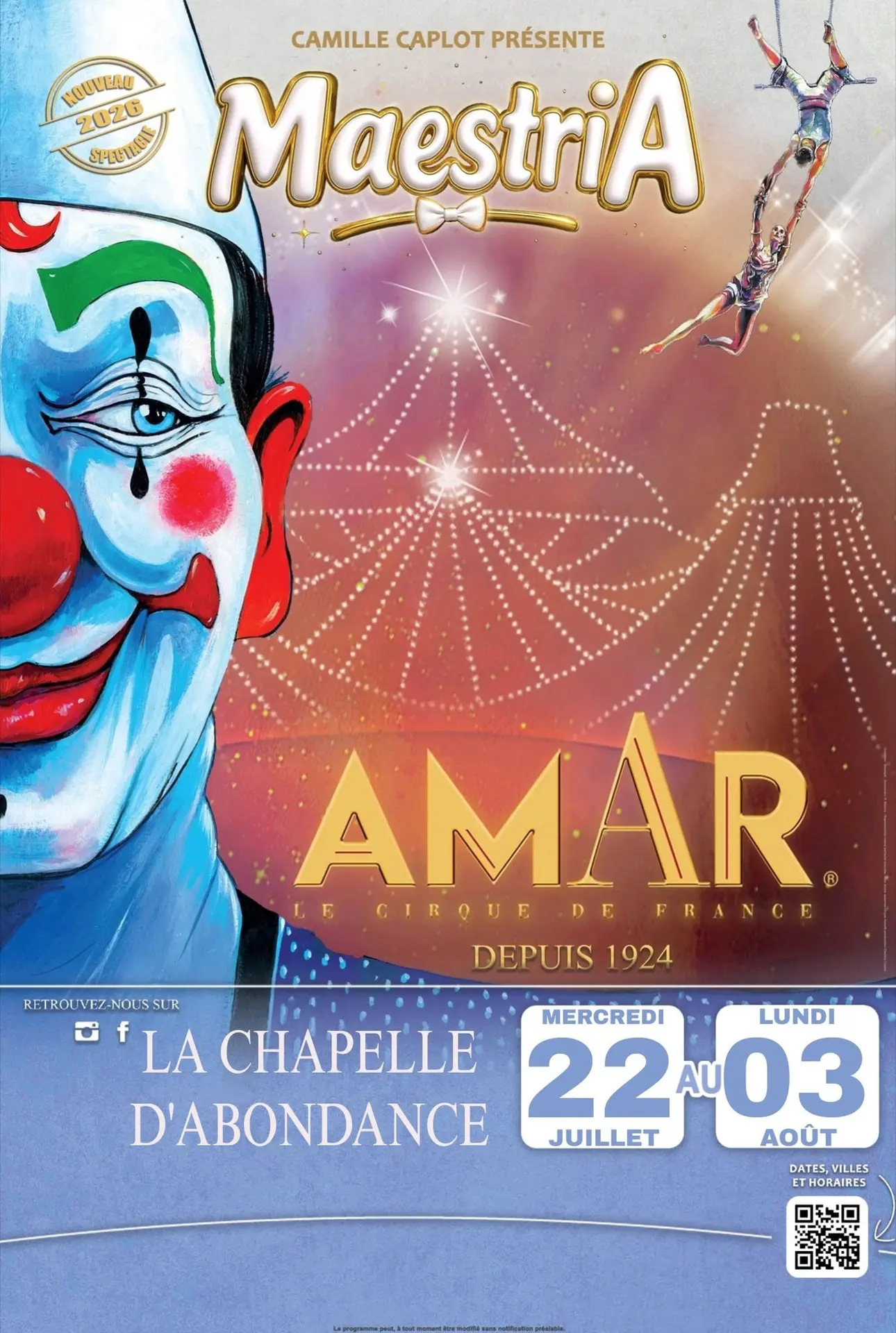 Représentation du Cirque Amar_La Chapelle-d'Abondance